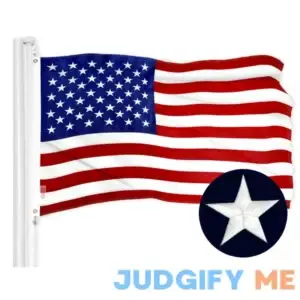 G128 Embroidered Polyester Flag