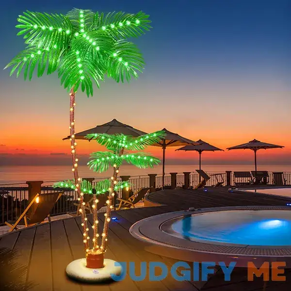 Lighted Palm Tree for Outside Patio Yard Party Pool Lighted Palm Tree for Outside Patio Yard Party Pool
