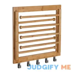 Bamboo Swivel Wall-Mounted Drying Rack Honey Can Do