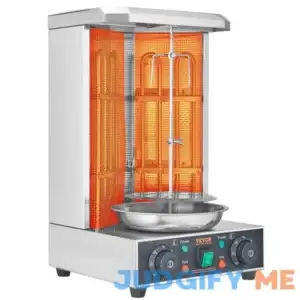 VEVOR Shawarma Grill Machine 13 lbs Capacity Chicken Shawarma Cooker Machine with 2 Burners