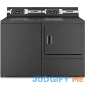 Speed Queen 26" 3.2 cu. ft. Top Load Washer & 27" 7 Cu. Ft. Electric Dryer Set SPWADREBN7003 | 16 Wash Cycles | Steam Refresh