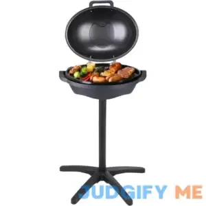 VEVOR Indoor/Outdoor Electric Grill 1800W 200sq.in Electric BBQ Grill Zone Grilling Surface