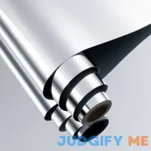 FunStick Flexible Mirror Stickers Wall Stickers 12"x78.8" Self Adhesive Non Glass Safety Mirror Stickers Reflective Peel and Stick Mirror Paper Roll