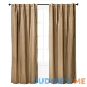 Pillowfort 84" Blackout Chambray Cotton Curtain Panel