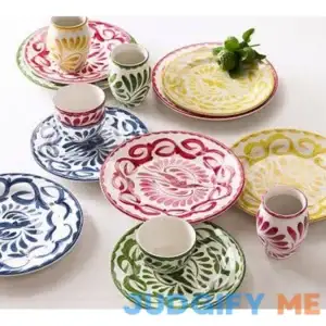 Pottery Barn Puebla Stoneware Salad