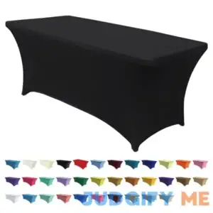 ABCCANOPY Spandex Tablecloths Home Rectangular Table Fitted Stretch Table Cover Polyester Tablecover Table Toppers