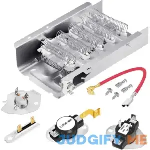 Pulluty W10724237 Dryer Heating Element for Whirlpool Maytag Centennial Kenmore 70 80 Series Roper Amana 279838 3403585 Wed4815ew1 Ned4