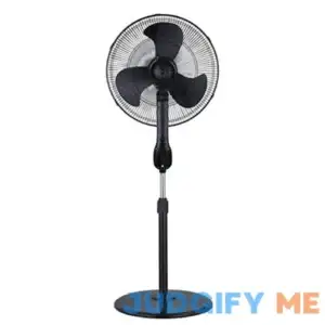Utilitech 18-in 3-Speed Indoor Black Stand Fan