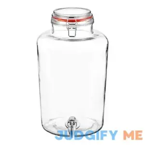 Acopa 2 Gallon Country Glass Beverage Dispenser