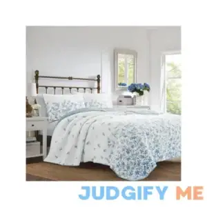 Laura Ashley Flora Reversible Quilt Set