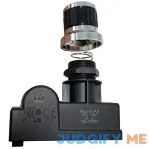 MCAMPAS 2 Outlets Electronic Spark Igniter Chrome Coated Tact Switch Spark Generator Grill Ignitor for Char-Broil