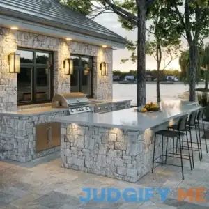 Rock Ridge River Canyon Natural Marble Ledger Panel