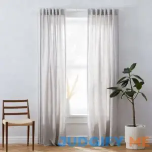 Crossweave Curtain + Blackout Panel