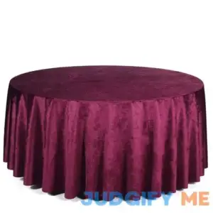 Balsacircle Round Polyester Tablecloth Table Linens Wedding