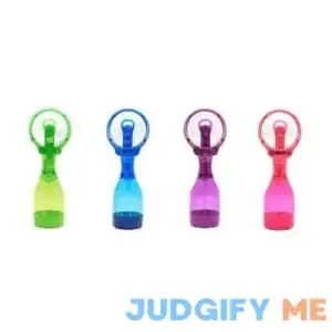 O2COOL Deluxe Handheld Misting Fan Colors May Vary