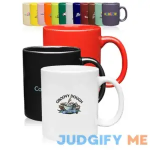 Printed Coffee Mugs - Traditional Ceramic (11 oz)