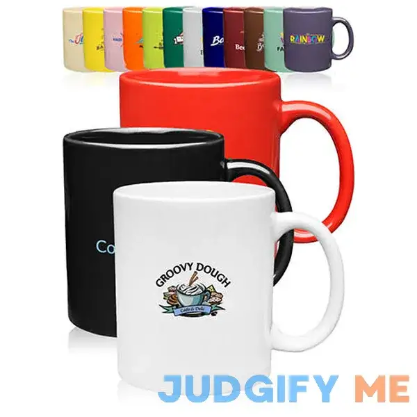 Printed Coffee Mugs - Traditional Ceramic (11 oz) Printed Coffee Mugs - Traditional Ceramic (11 oz)