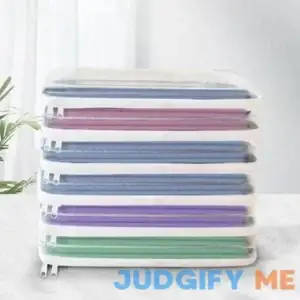 Bliss Bins Zippered Pouch Hard Storage Bins Toy Bin Organizer Zippered Hard Pouch