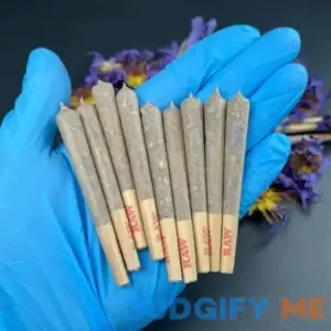 6 Blue Lotus Flower Pre-Rolls King Size - 100% Premuim Blue Lotus Flower For Smoking