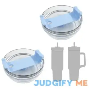 Ultimate Durability Bundle 2 Pack of 40 OZ Tumbler Lids Designed for Stanley Quenchers and Other Stainless Steel Tumblers