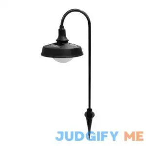 Better Homes & Gardens Matte Black Metal Solar Powered LED Landscape