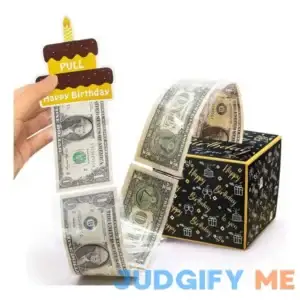 DTESL Happy Birthday Day Money Box for Cash Gift Pull