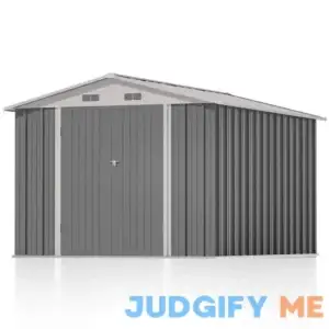 8 ft. W x 10 ft. D Metal Storage Shed 80 sq. ft