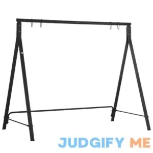 Outsunny Metal Porch Swing Stand Heavy Duty Swing Frame Hanging Chair Stand Only