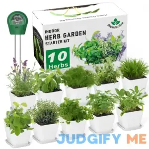 Herb Garden Kit Indoor Herb Starter Kit - 10 Variety Herbs with Complete Herb Growing Kit - Kitchen Window Herb Garden - Unique Gardening Gifts for