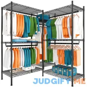 Raybee Clothes Rack 825 LBS Clothing Rack Garment Rack Closet Clothes Rack Heavy Duty Clothing Racks for Hanging Clothes
