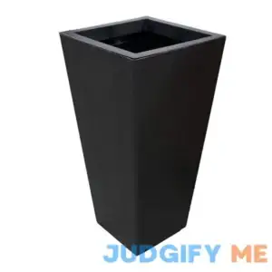 Tierra Verde Sonata Slate Rubber Self-Watering Planter