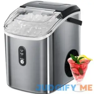 Xbeauty Nugget Ice Maker-Nugget Ice Maker Countertop Up to 35lbs of Ice a Day with Self-Cleaning