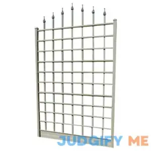Dura-Trel Outdoor PVC Vinyl 57 x 96 Inches Winchester Trellis White
