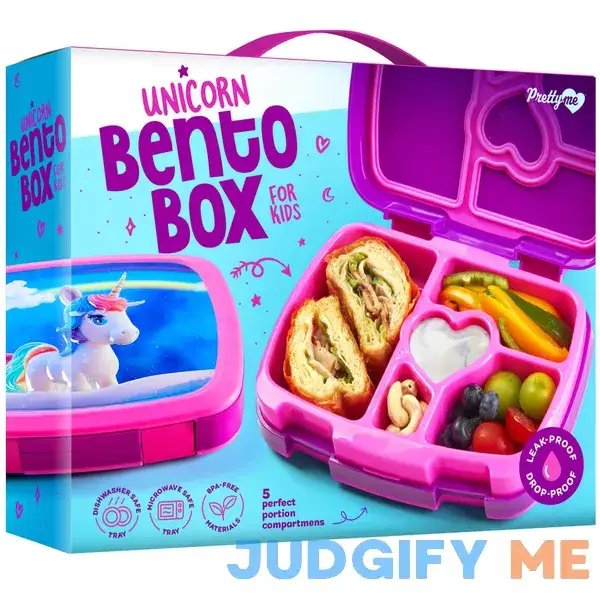 Pretty Me Unicorn Bento Box for Kids Lunch Box for Girls School Snack Pretty Me Unicorn Bento Box for Kids Lunch Box for Girls School Snack