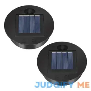 2 Pack Solar Lights Replacement Top - 7 Lumens LED Panel 2.76in