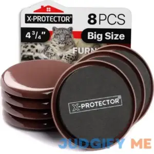 Furniture Sliders for Carpet X-PROTECTOR 8 PCS Best Moving Pads