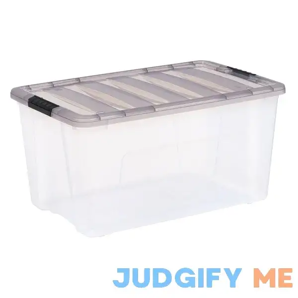Iris Usa Stack & Pull Clear Storage Box Iris Usa Stack & Pull Clear Storage Box