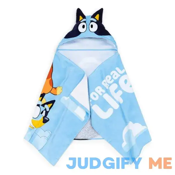 Bluey Kids Cotton Hooded Towel Bluey Kids Cotton Hooded Towel