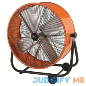 Commercial Electric 24 in. Heavy Duty 2-Speed Direct Drive Tilt Drum Fan