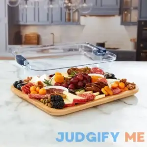 Farberware Build-A-Board Charcuterie Board With Lid