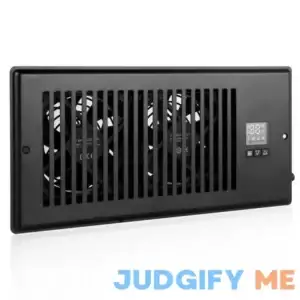 10 in. 10-speed High Velocity Ventilation Fans Register Booster Fan Wall Fan