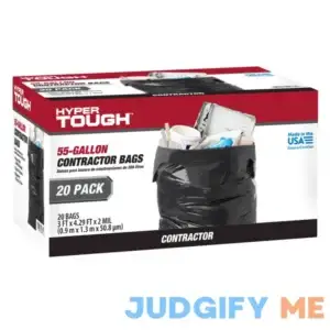 Hyper Tough 55-Gallon Flap Tie Contractor Bags