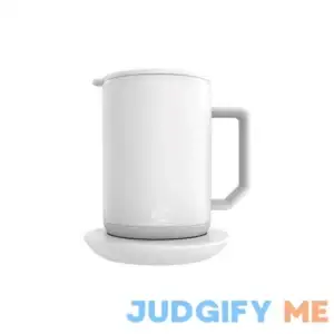 Ionmug Stainless Steel Self Heating Coffee Mug with Lid & Charging Coaster