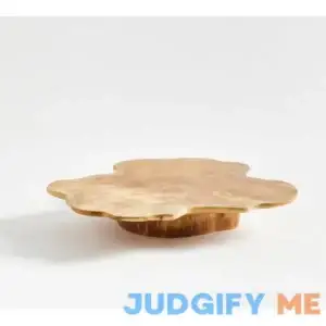 Organic Teak Wood Pedestal | Pottery Barn