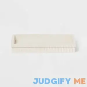 Room Essentials Ribbed White Bath Tray
