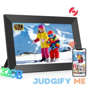 Frameo WiFi Digital Picture Frame Temash 10.1" Digital Photo Frame 32G Memory with 1280*800 IPS Touchscreen
