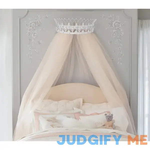 Creative Co-Op Decorative Metal Curtain or Canopy Crown Creative Co-Op Decorative Metal Curtain or Canopy Crown