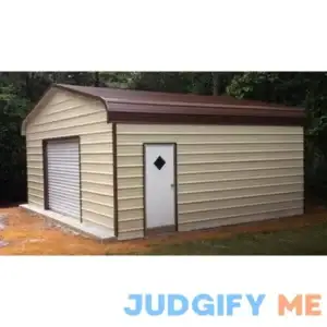 18x20 ft. Regular Roof - Free Set Up & Delivery - Metal Garage Buildings - Alan's Factory Outlet