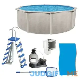 Aquarian Phoenix Above Ground Pool w/Pump Ladder