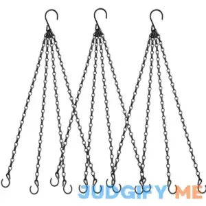 Hanging Baskets Chains 23 Inches Leads Hanging Chains Flower Pot Hanger Replacement Plant Hangers for Planters and Lanterns